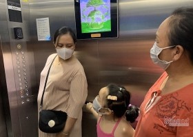 Phòng chống lây virus Corona khi đi thang máy
