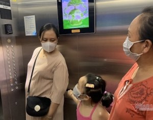 Phòng chống lây virus Corona khi đi thang máy